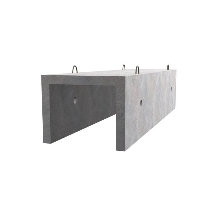 Лоток теплотрасс Л 10д-8